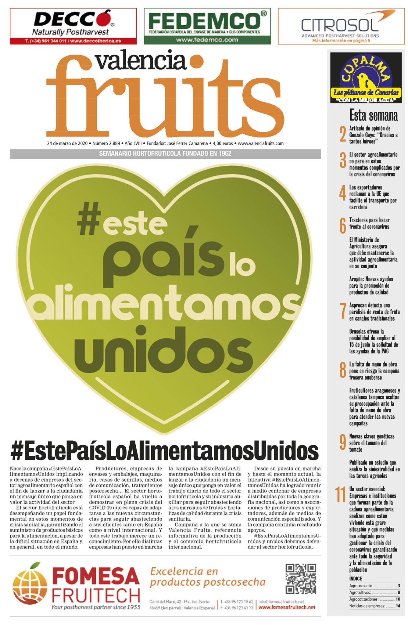 #EstePaísLoAlimentamosUnidos