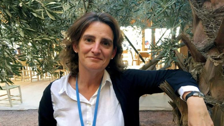 Ministra medio ambiente