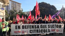 recolección de cítricos