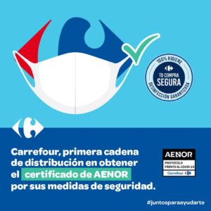 Carrefour certificada por AENOR ante el coronavirus