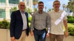 Pepe Fuster (Germans Fuster), Jesús Fons (Tresfrut) y Juan Mechó (Tomega)